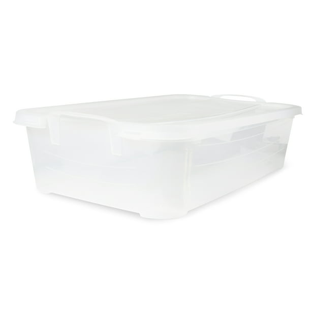 stackable 4 Bin Storage Container 12.75" Long x 4" Wide x 2.5" High 
